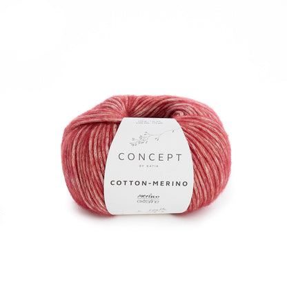 Concept By Katia Cotton-Merino siūlai 50g (merino vilna, medvilnė)