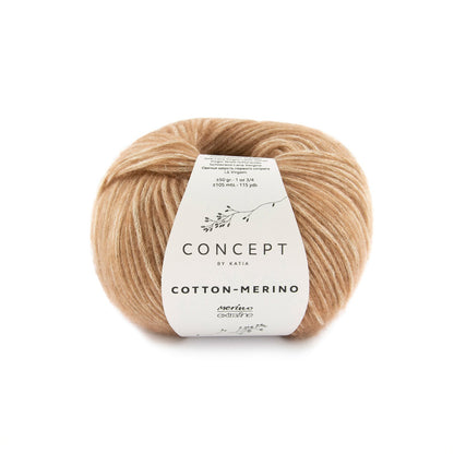 Concept By Katia Cotton-Merino siūlai 50g (merino vilna, medvilnė)