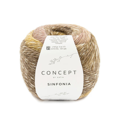 Concept By Katia Sinfonia siūlai 150g (medvilnė, alpaka, vilna, poliamidas)