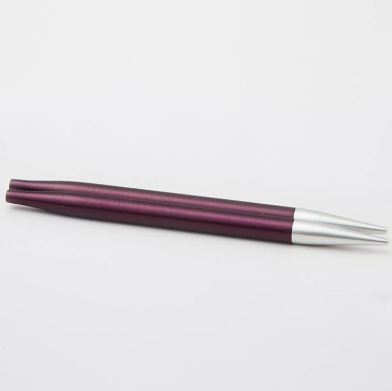 KnitPro Zing metaliniai prisukami virbalai 10cm - 13cm