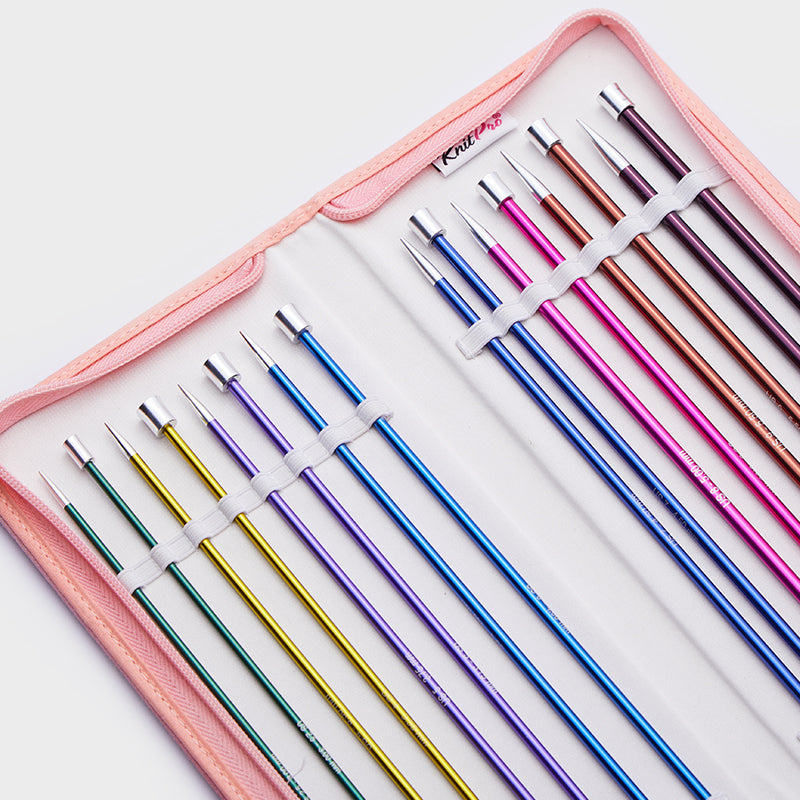 KnitPro Zing mezgimo virbalų rinkinys 35cm-25cm