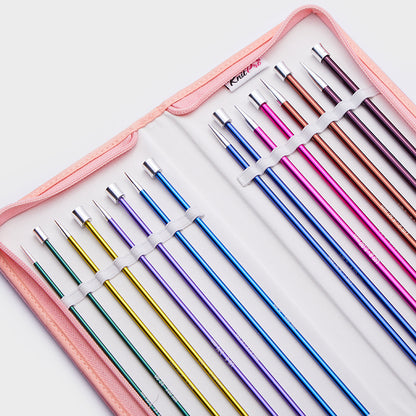 KnitPro Zing mezgimo virbalų rinkinys 35cm-25cm