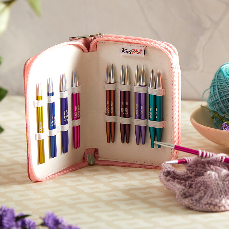 KnitPro Zing 10cm needle set with interchangeable thread 40cm-50cm