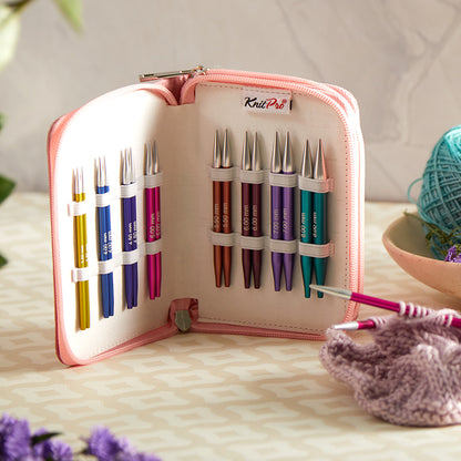 KnitPro Zing 10cm needle set with interchangeable thread 40cm-50cm