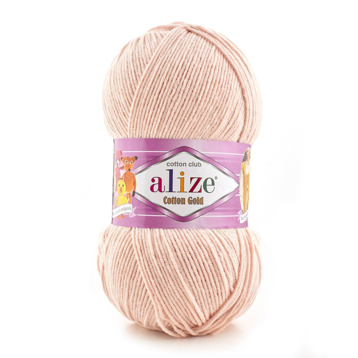 Alize Cotton Gold mezgimo siūlai 100g (medvilnė, akrilanas) - Pasaulio Siūlai