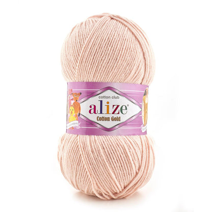 Alize Cotton Gold mezgimo siūlai 100g (medvilnė, akrilanas) - Pasaulio Siūlai
