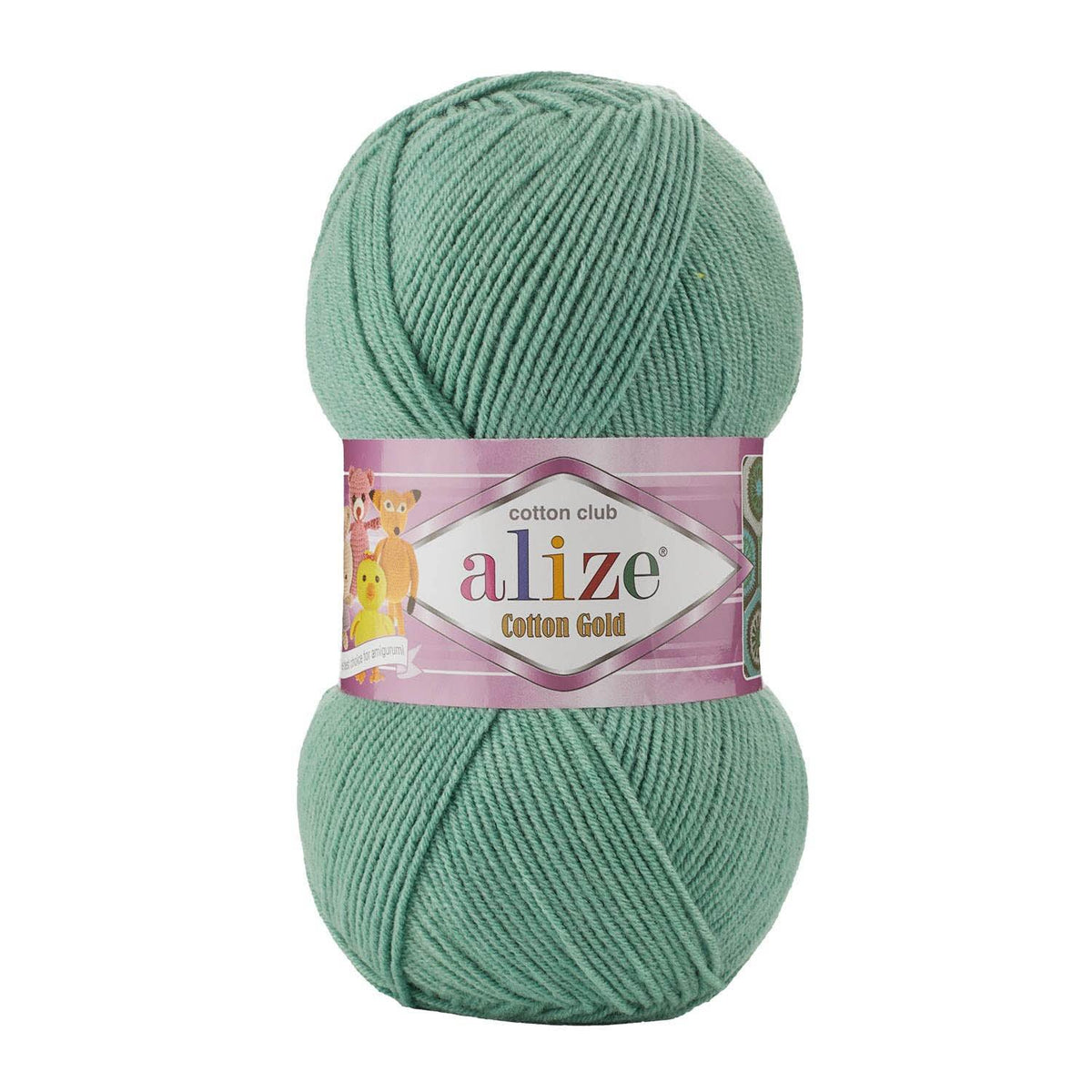 Alize Cotton Gold mezgimo siūlai 100g (medvilnė, akrilanas) - Pasaulio Siūlai