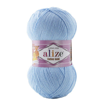 Alize Cotton Gold mezgimo siūlai 100g (medvilnė, akrilanas) - Pasaulio Siūlai