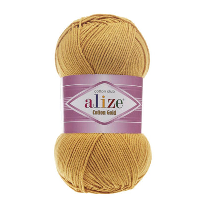 Alize Cotton Gold mezgimo siūlai 100g (medvilnė, akrilanas) - Pasaulio Siūlai
