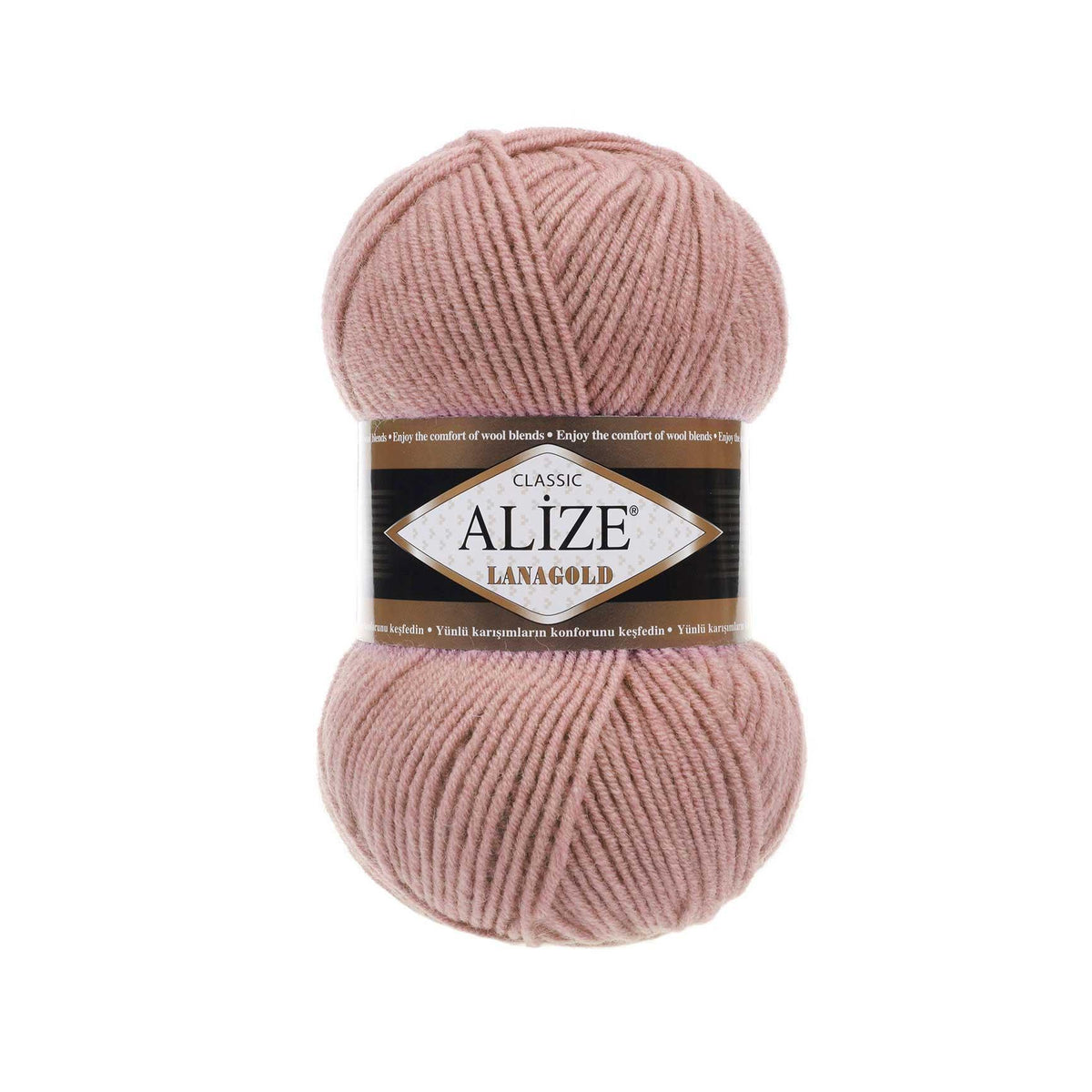 Alize Lanagold mezgimo siūlai 100g (vilna, akrilanas) - Pasaulio Siūlai
