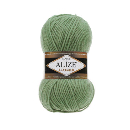 Alize Lanagold mezgimo siūlai 100g (vilna, akrilanas) - Pasaulio Siūlai