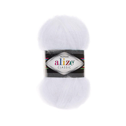 Alize Mohair Classic 100g (mohera, vilna, akrilanas) - Pasaulio Siūlai